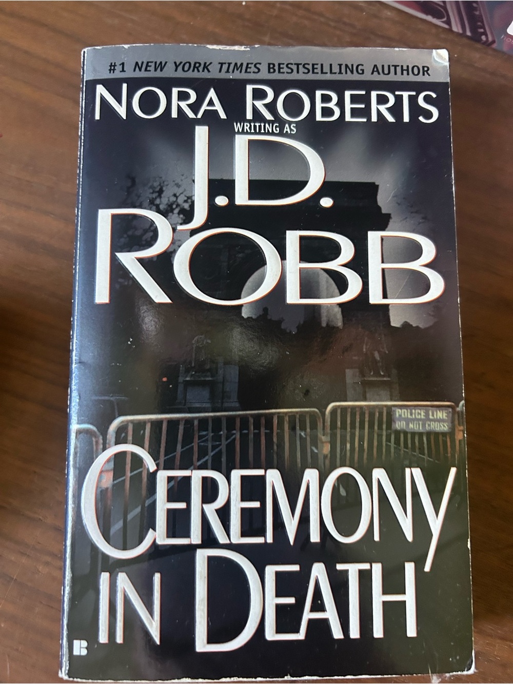 J.D. Robb "Ceremony in Death" Paperback - Black Cover
